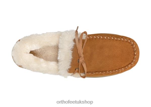 Orthofeet Capri Slippers Women Camel 82J68116