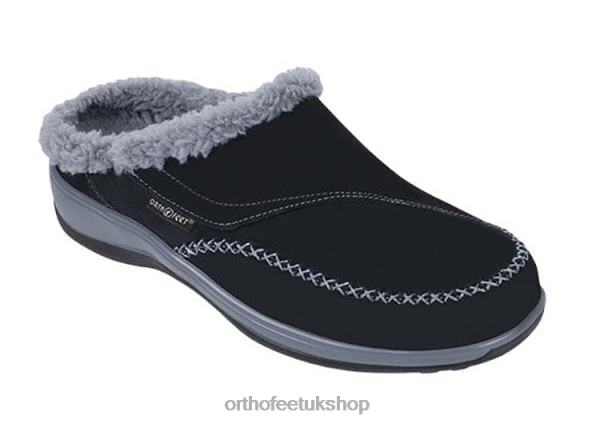Orthofeet Charlotte Slippers Women Black 82J68114
