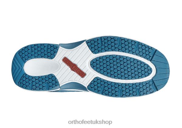 Orthofeet Coral Stretch Knit Sneakers Women Blue 82J6846