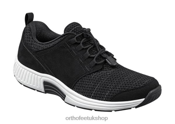Orthofeet Francis No-Tie Sneakers Women Black 82J6855