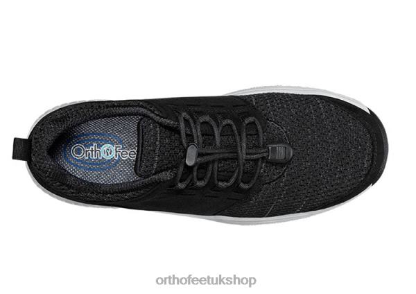 Orthofeet Francis No-Tie Sneakers Women Black 82J6855