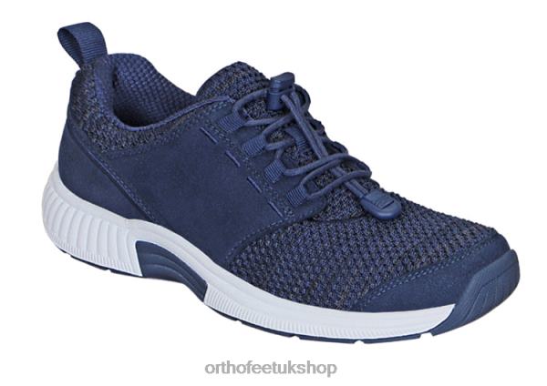 Orthofeet Francis No-Tie Sneakers Women Blue 82J6857