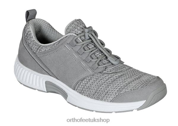 Orthofeet Francis No-Tie Sneakers Women Gray 82J6856