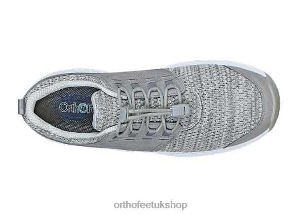 Orthofeet Francis No-Tie Sneakers Women Gray 82J6856