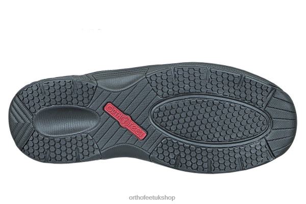 Orthofeet Sneakers Shoes Women Coral No-Tie Lace Black 82J6850