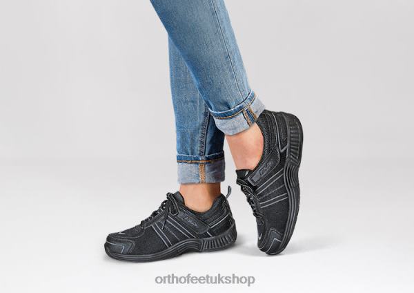 Orthofeet Tahoe Tie-Less Sneakers Women Black 82J6866