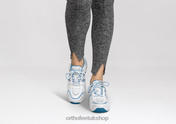 Orthofeet Tahoe Tie-Less Sneakers Women Blue 82J6867