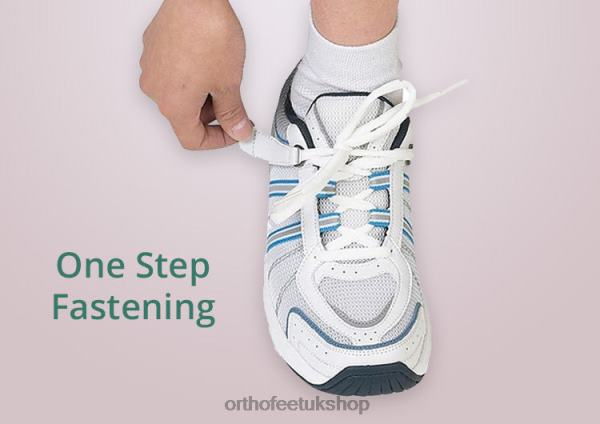 Orthofeet Tahoe Tie-Less Sneakers Women Blue 82J6867